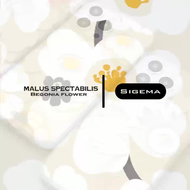 【白雪亮粉】海棠花磁吸磨砂 iPhone 15 Pro/15 Pro Max 手機殼 - 手机壳/手机套 - 塑料 白色