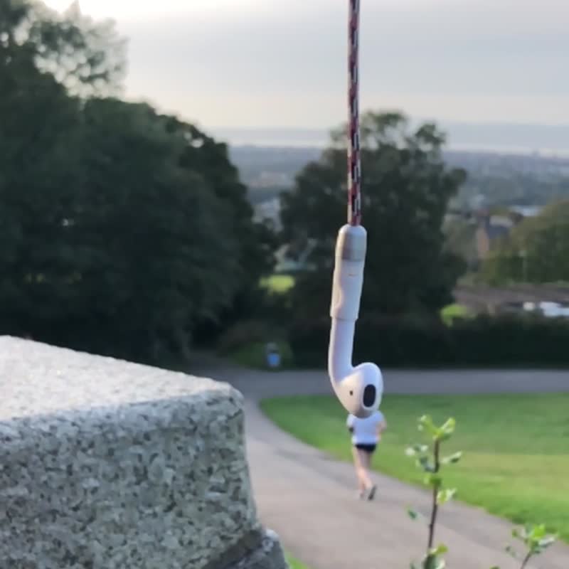 PodChain 织绳 | Airpods 颈挂绳/ 保护绳/ 防丢线 - 耳机收纳 - 棉.麻 多色