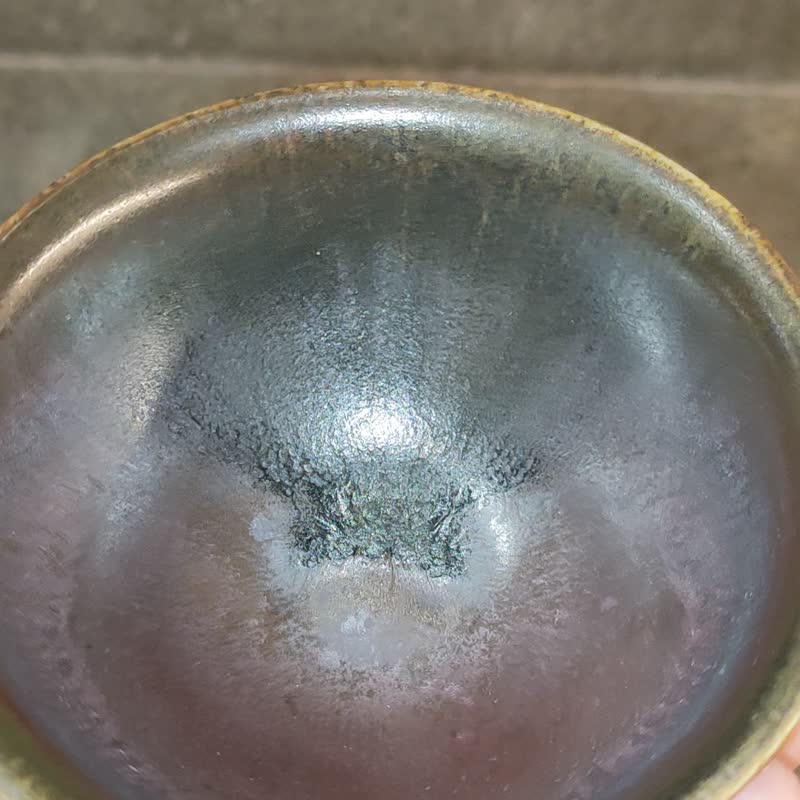 柴烧原矿铁釉手作杯-莺歌陶艺家李玟睿 - 茶具/茶杯 - 陶 