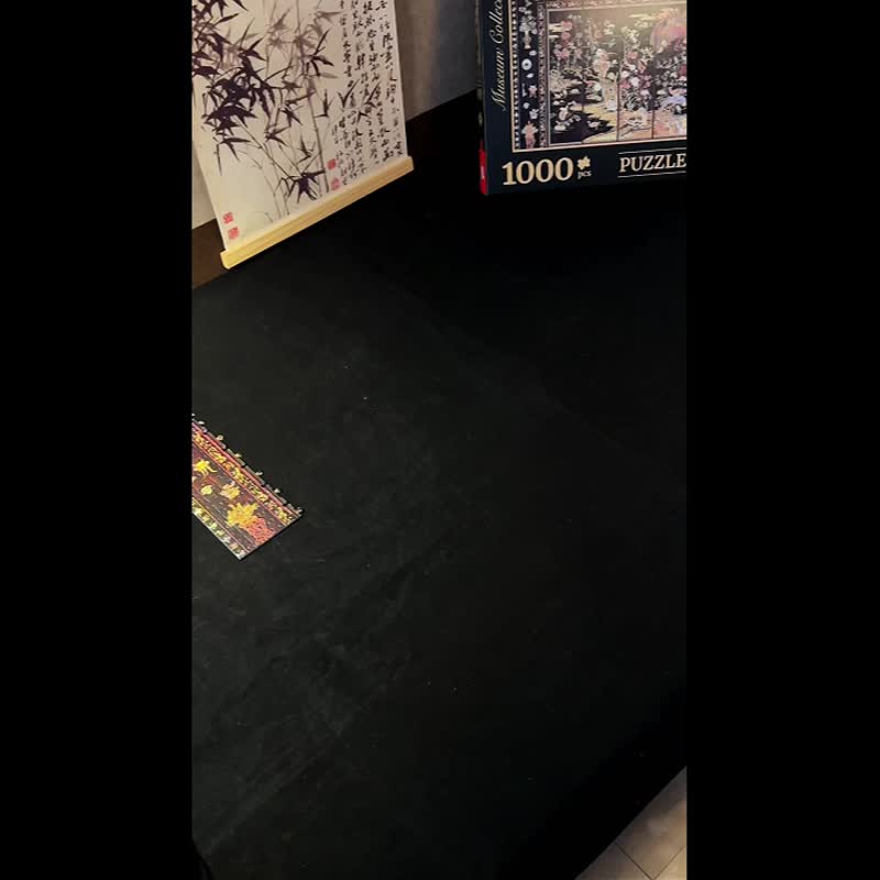 TOi 图益 百鸟朝凤屏风 1000 片长条拼图 国风馆藏艺术 附迷你画框 - 拼图 - 纸 多色