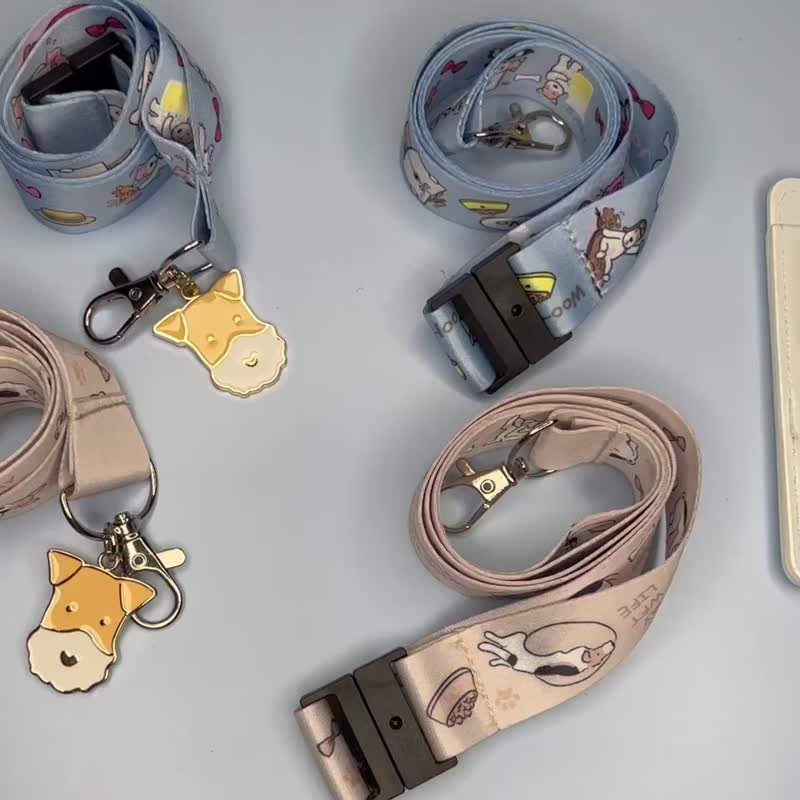 Wirefoxterrier 刚毛猎狐梗 日常颈绳 - 挂绳/吊绳 - 聚酯纤维 卡其色