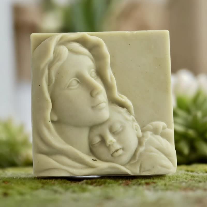 左手香原液精油手工皂 母与子之和谐的时光 - 肥皂/手工皂 - 其他材质 黄色