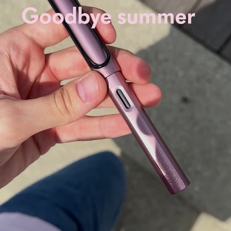 【雷雕刻字】LAMY 钢笔 限量 /AL star 2024 -秋日红 - 钢笔 - 铝合金 红色