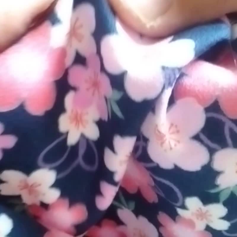 手工缝制 拼布 樱花 花朵 复古 靠垫套 两面 日式 礼物 45×45 - 枕头/抱枕 - 棉 多色