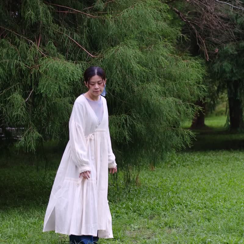 米花 | 洋装  | 罩衫 - 洋装/连衣裙 - 棉．麻 白色