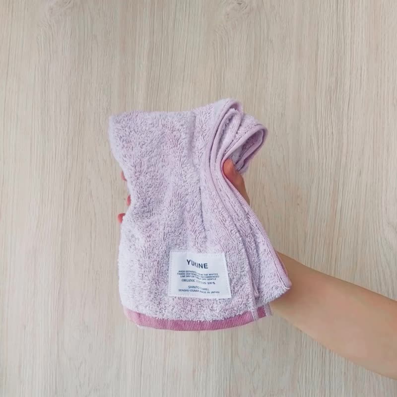 日本制 YUKINE 100%有机棉 小毛巾 by SHINTO TOWEL - 毛巾浴巾 - 棉 多色