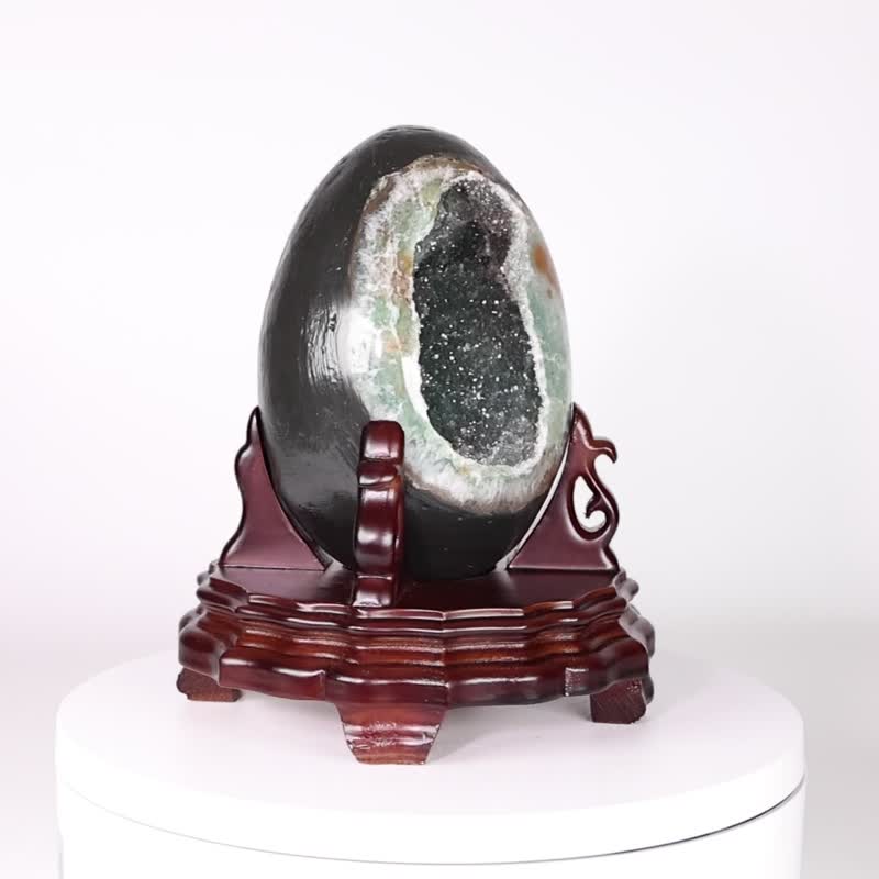 异象彩晶恐龙蛋 -翠福盈门 061000 - 摆饰 - 水晶 多色