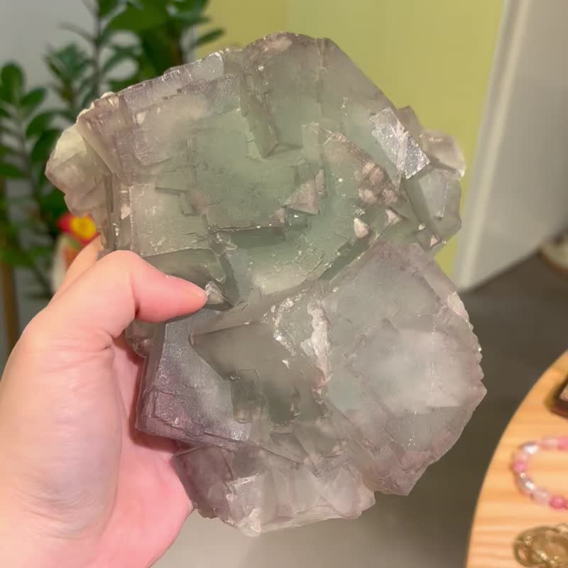 绿萤石 原石 家居 办公室 摆设 风水 净化 身心健康 身心灵 心轮 - 摆饰 - 水晶 绿色