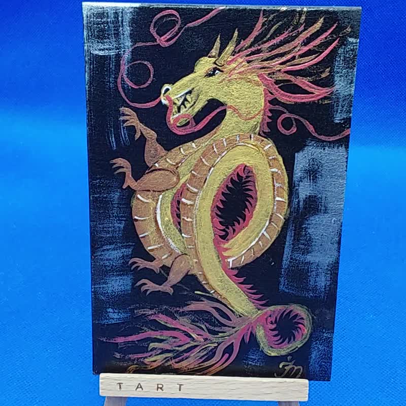 金龙#9原画十二生肖发财画 - 墙贴/壁贴 - 其他材质 金色