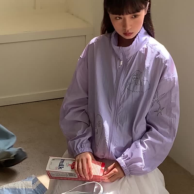 oddmaker防晒UPF50+光变印花防晒服外套女夏季设计感薄款防晒衣 - 女装休闲/机能外套 - 其他人造纤维 