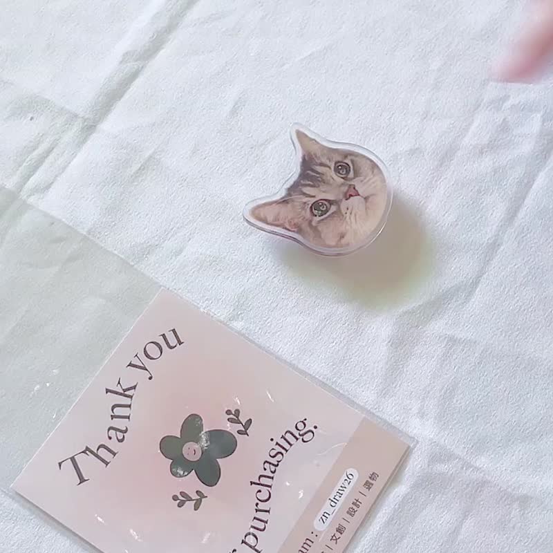 宠物定制 独家厚度4mm压克力手机气囊支架 宠物/情侣/宝宝皆可 - 手机配件 - 压克力 