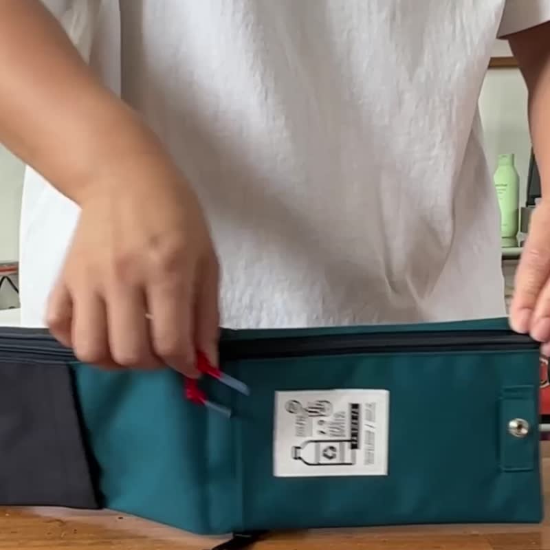 Hoop 骆驼色斜背包 - 皮夹/钱包 - 环保材料 