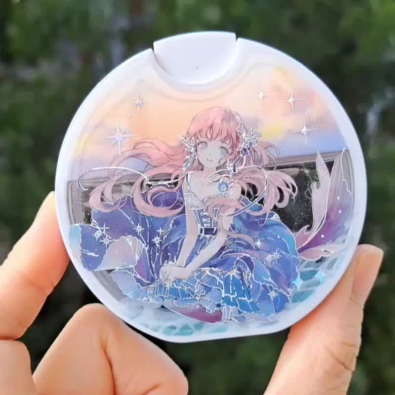 【随身喷雾瓶】香水、酒精分装~海洋系列~人鱼款 - 香薰/精油/线香 - 塑料 蓝色