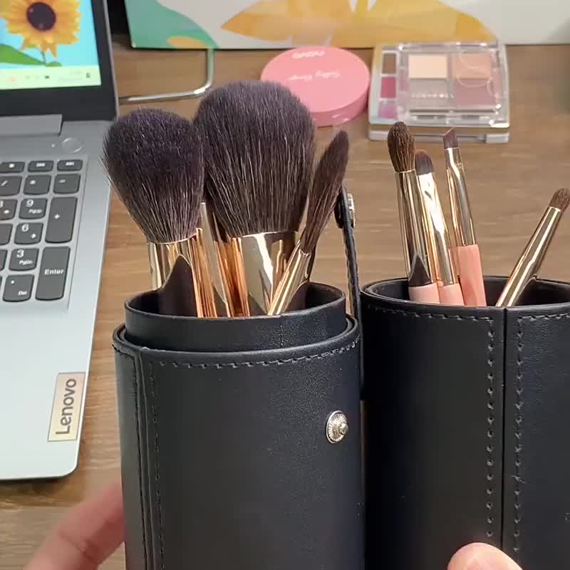 化妆刷便携迷你小套动物毛10支眼影刷腮红刷沧州化妆刷套装 - 彩妆刷具/镜子/梳子 - 羊毛 