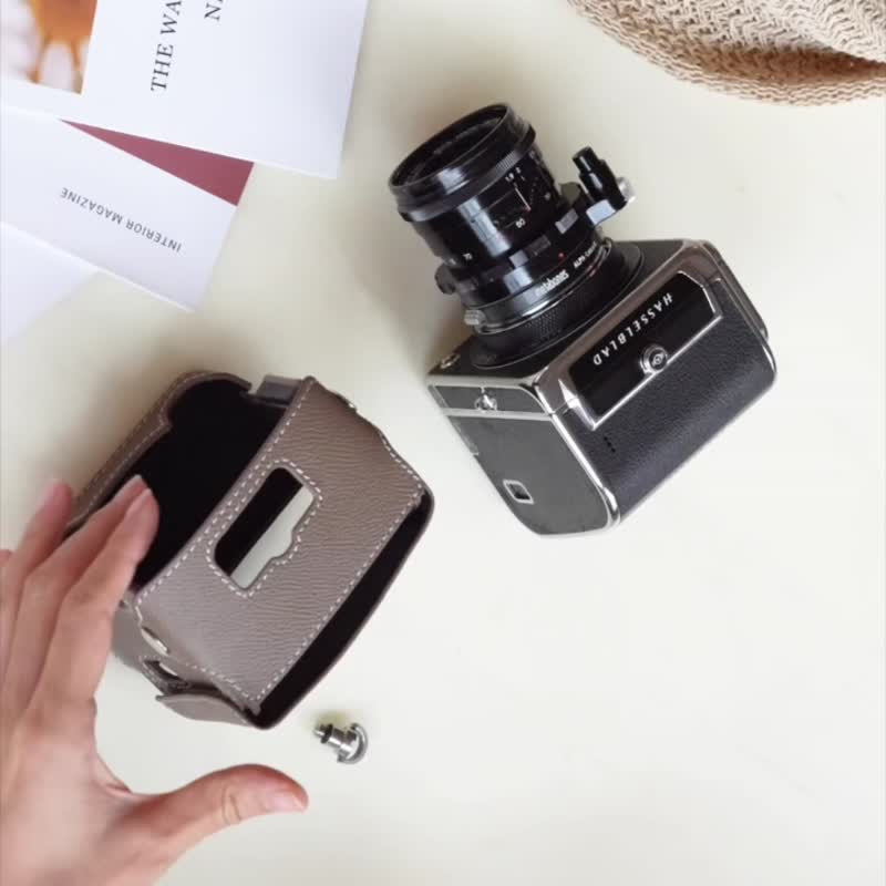 适用机型Hasselblad 907XCFV100C 手掌纹皮革相机皮套 - 相机包/相机袋 - 真皮 多色