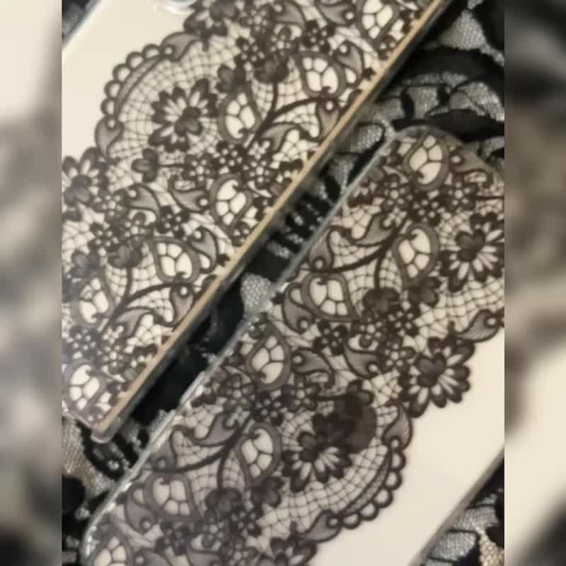 玫瑰风情(黑) 恋法蕾丝系列 防摔手机壳 CSBO16 - 手机壳/手机套 - 硅胶 多色