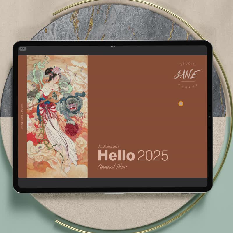古风2026跳转式日程本每日计划goodnotes/Notability电子手帐模板 - 电子手帐及素材 - 其他材质 