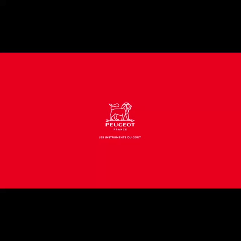 【法国制造】Peugeot Paris u'select巴黎石墨色盐/胡椒磨坊 22cm - 厨房用具 - 木头 黑色