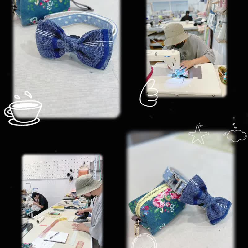 初学OK台北缝纫体验_精品宠物配件三件套含教学设备材料(现场选布 - 编织/羊毛毡/布艺 - 棉．麻 