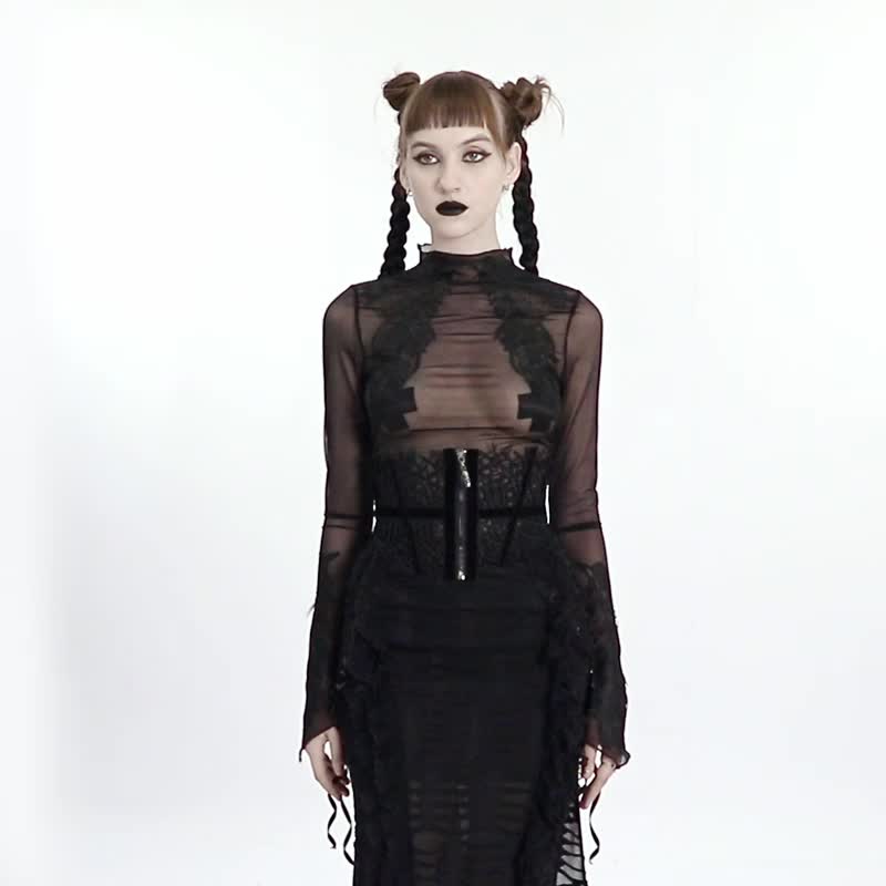 哥德树灵枯萎藤蔓腰封 - 皮带/腰带 - 其他材质 黑色