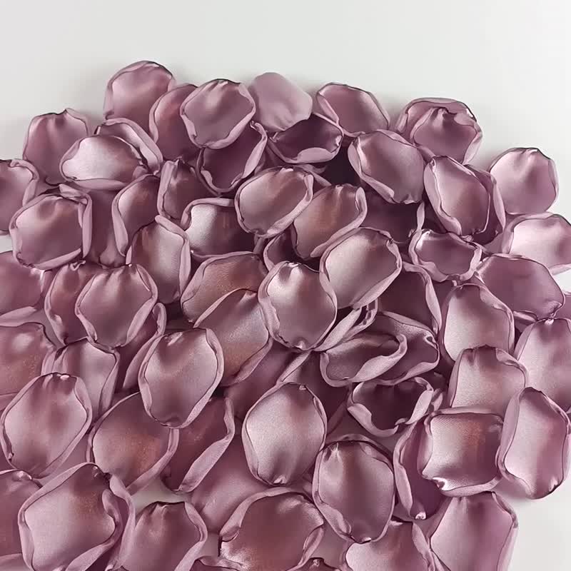 Dusty purple wedding Mauve flower petals Dusty rose decor Mauve Wedding - 干燥花/捧花 - 丝．绢 
