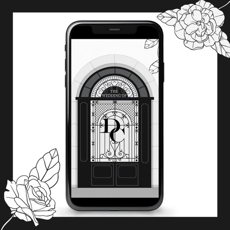 【定制】动态电子喜帖-CHANEL 香奈儿 婚纱相 电子档 出席统计 - 电子喜帖/贺卡/邀请函 - 其他材质 