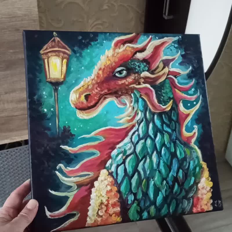 帆布龙油画抽象原创艺术手绘艺术品 - 海报/装饰画/版画 - 其他材质 