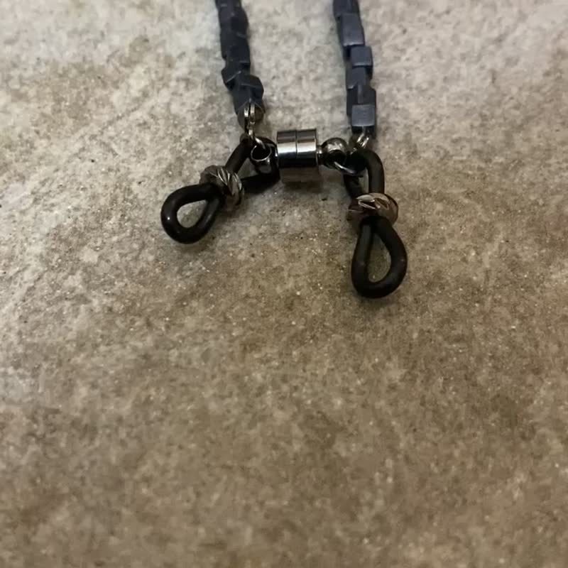 - Kepler - 单磁眼镜链 / 口罩链 / Airpods链 / 项链 - 口罩 - 玻璃 蓝色