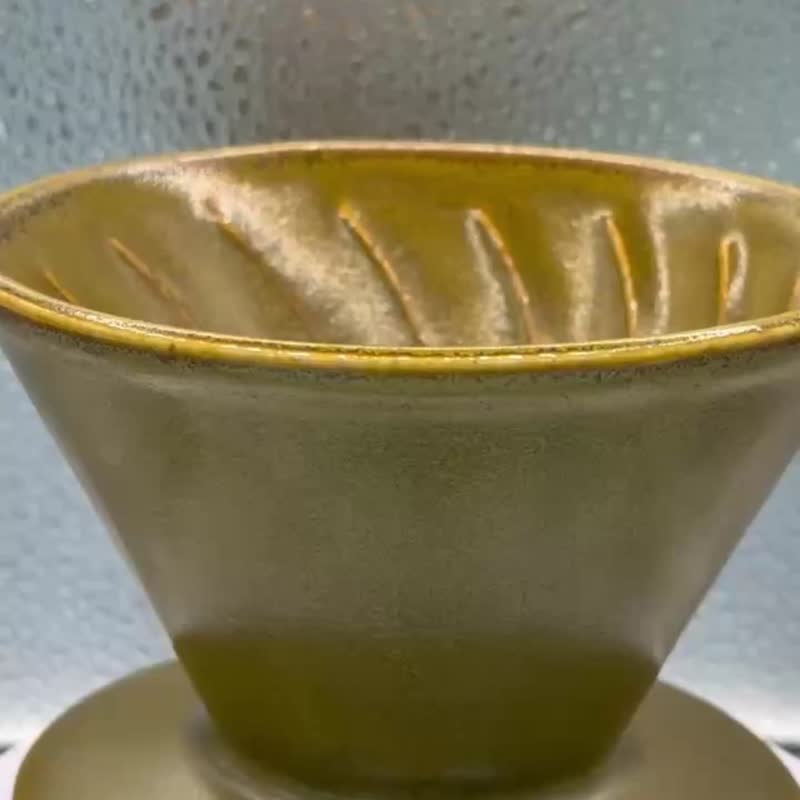 【棋建壂FJ-Flagship X Pottery】简单滤-慢慢品-陶瓷滤杯系列 - 其他杯子 - 陶 