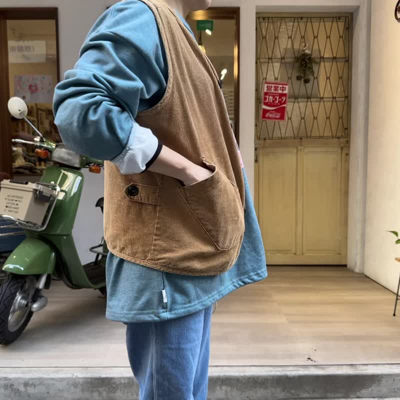 真皮口袋卡匣/零钱包/小钱包 - 零钱包 - 真皮 咖啡色