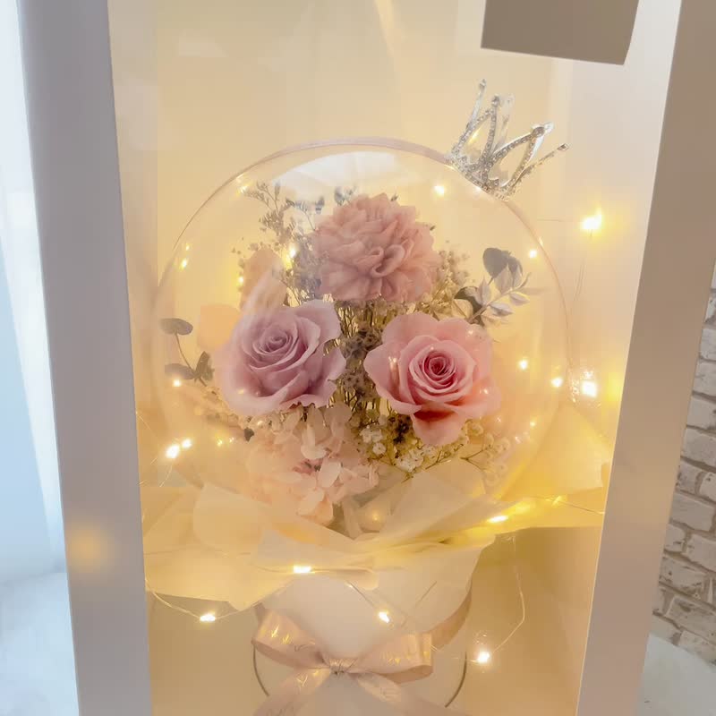 Miss。花谜 韩风气球花束 波波球 不会破 开幕礼 - 干燥花/捧花 - 植物．花 多色