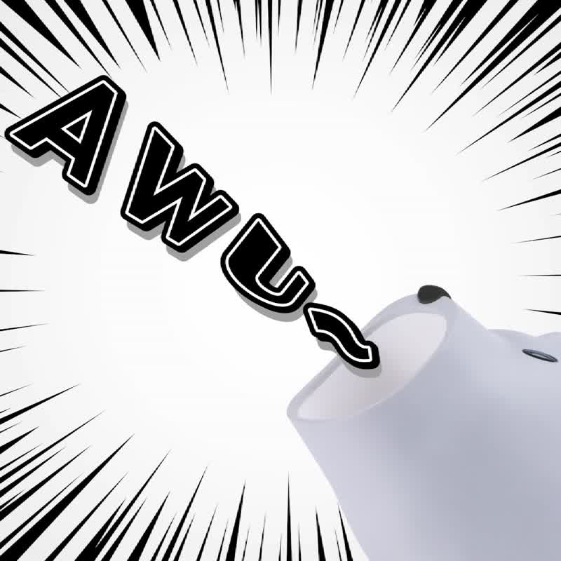 大小成组 | 阿呜 Awu 笔筒/杂物收纳 | 桌面摆饰文具 - 摆饰 - 塑料 黑色