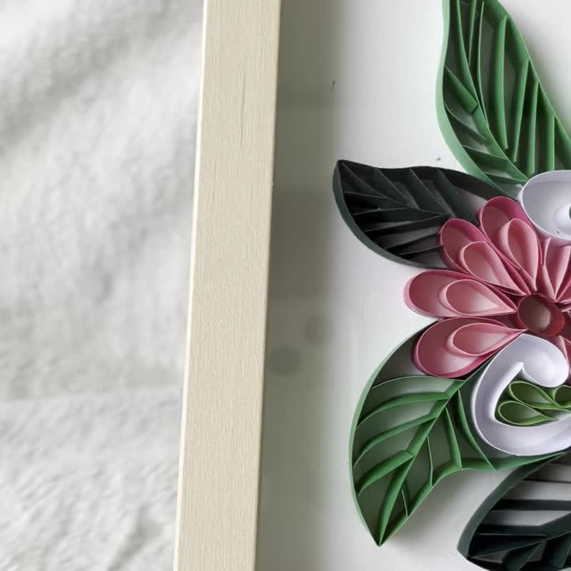 衍纸文字艺术画/珍藏的名字/意义非凡的文字/定制订作中英可 - 海报/装饰画/版画 - 纸 