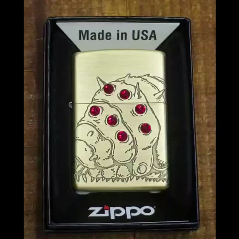 【ZIPPO官方旗舰店】吉卜力-风之谷 红眼王虫防风打火机 ZA-6-S08 - 其他 - 铜/黄铜 金色