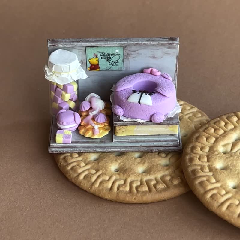 Miniature set with sweets, for a dollhouse and games with dolls, size 1:12 - 玩偶/公仔 - 其他材质 多色