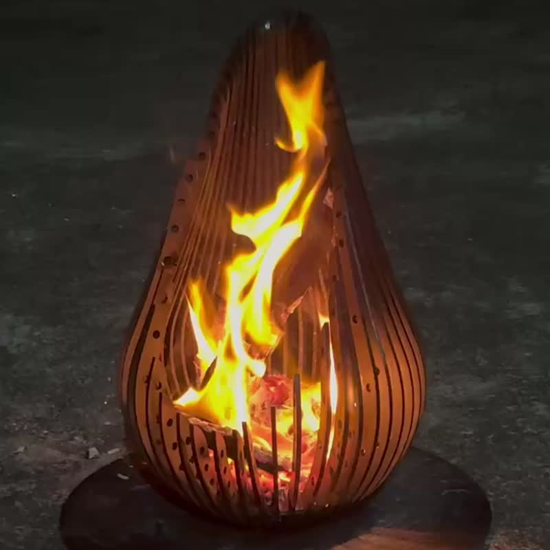 水滴焚火台 - 露营用品 - 其他金属 黑色