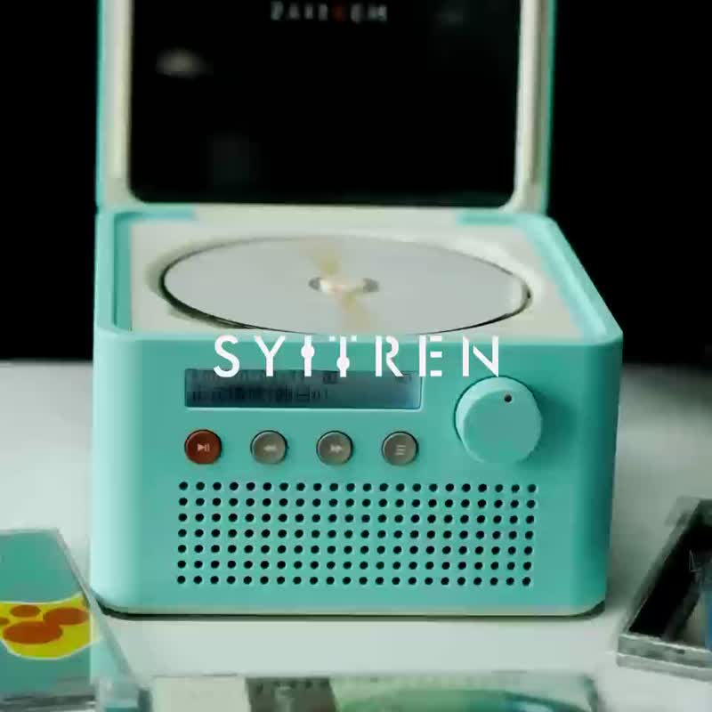 R200 CD player 内置喇叭 便携式 蓝牙收发 (白色/米咖/蒂芬妮蓝) - 数码小物 - 塑料 白色