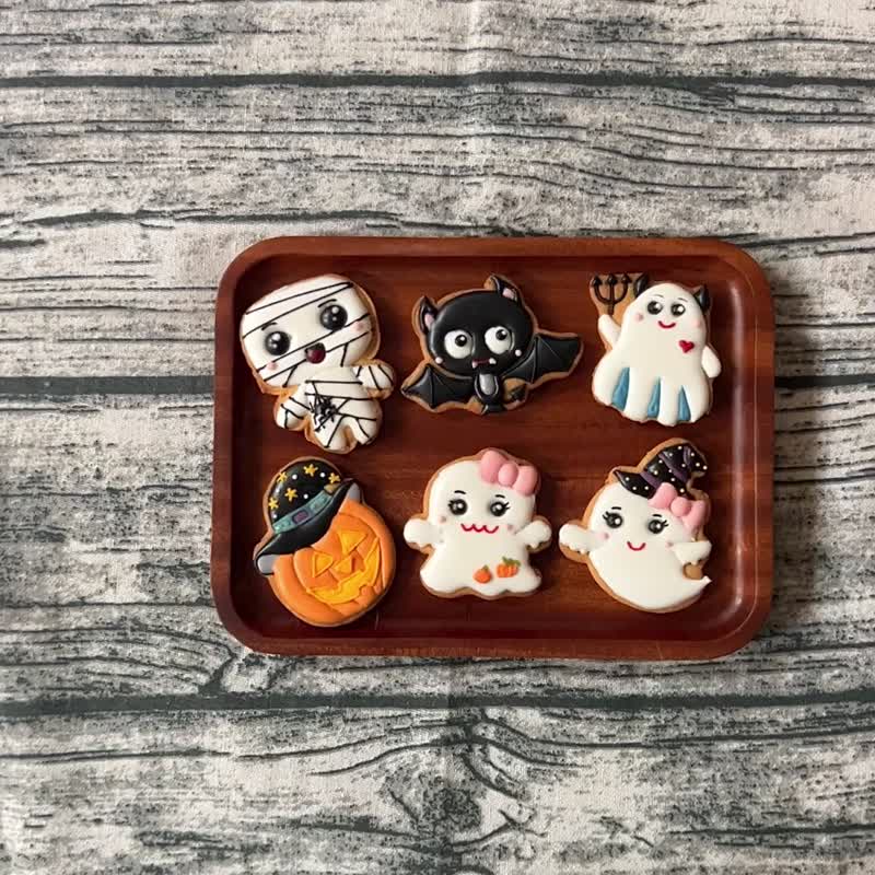 万圣节糖霜饼干-5片/组 - 手工饼干 - 新鲜食材 