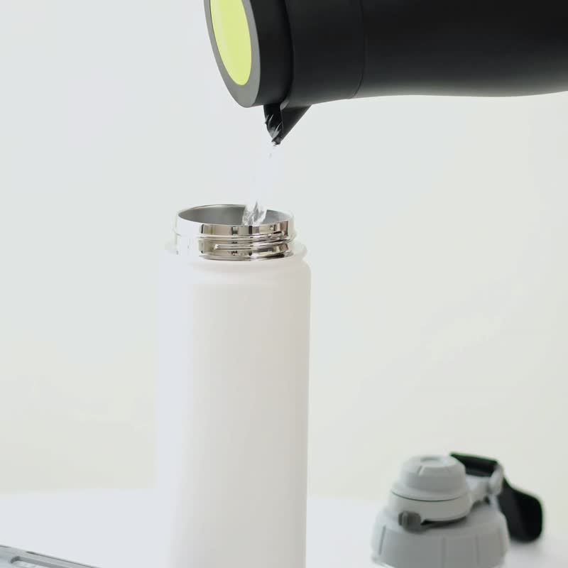 【冷泡咖啡瓶】 Eternal Brew 两用冷泡保温瓶 550ml 生日 新年礼 - 咖啡杯/马克杯 - 其他材质 白色