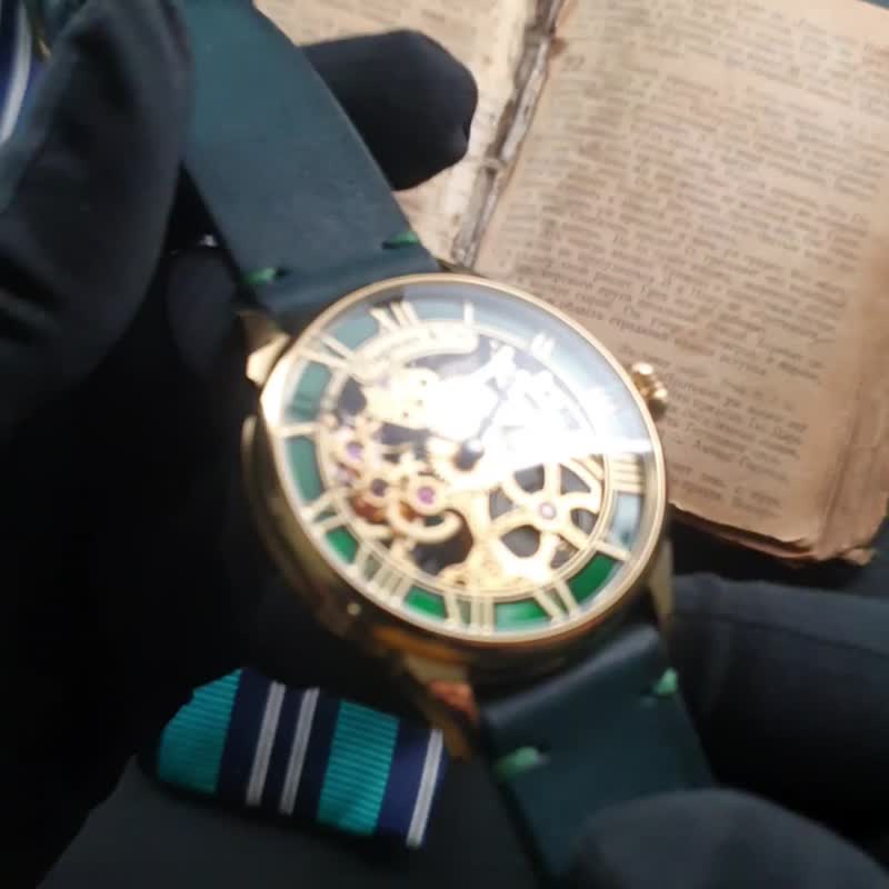 镂空手表 , 手工手表 , 定制手表 , 婚姻观 , 蒸汽朋克手表 - 男表/中性表 - 其他材质 多色