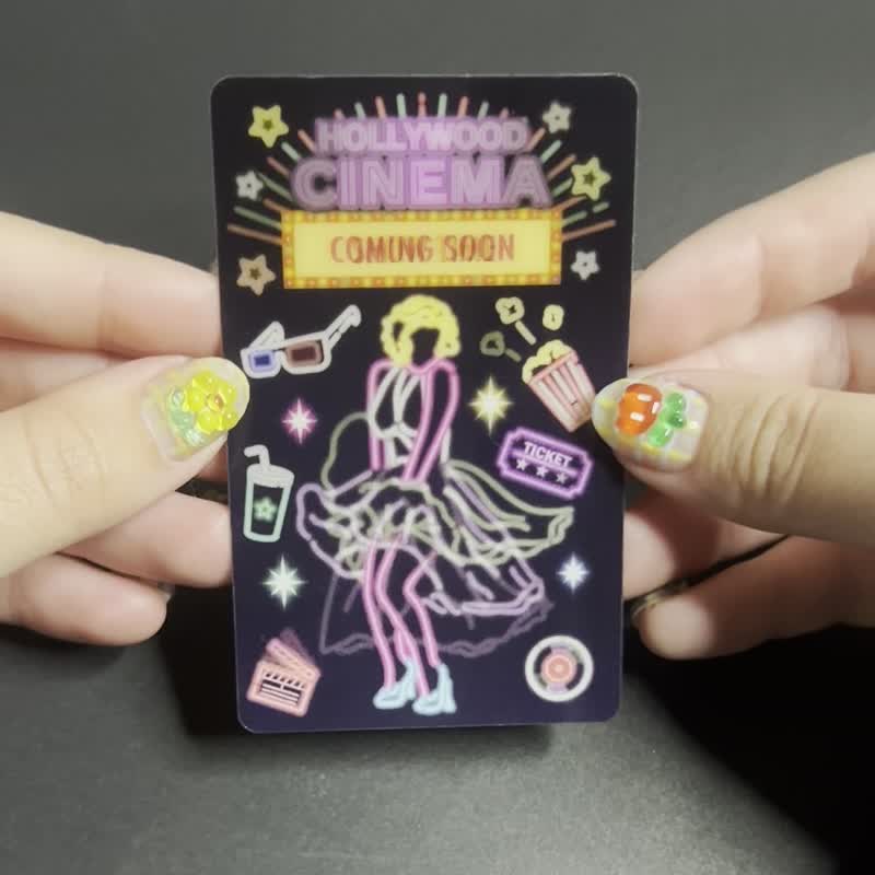 现正放映中 复古电影院贴纸 - 贴纸 - 塑料 多色