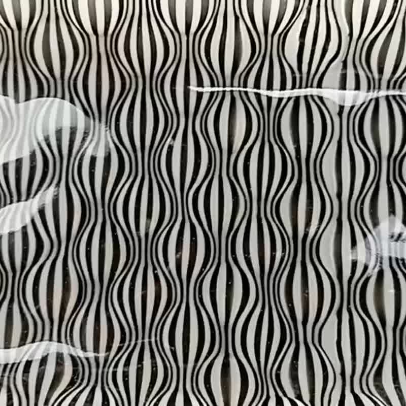 O4-1 餐桌上的生活工艺 –琉璃长盘 - 盘子/餐盘/盘架 - 玻璃 黑色