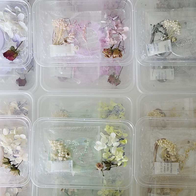 永生花&干燥花扩香石 DIY 材料包 手作活动 亲子活动 礼物 DIY - 蜡烛/香氛/手工皂 - 其他材质 
