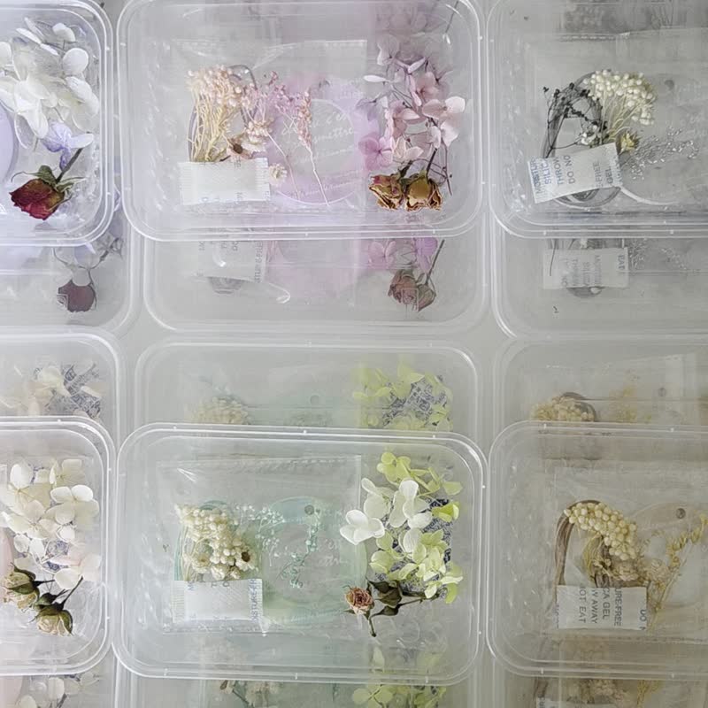 永生花&干燥花扩香石 DIY 材料包 手作活动 亲子活动 礼物 DIY - 蜡烛/香氛/手工皂 - 其他材质 