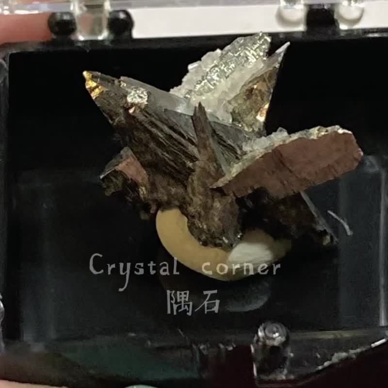 10 瑶岗仙方铅矿.黄铁矿.矿标 - 摆饰 - 水晶 