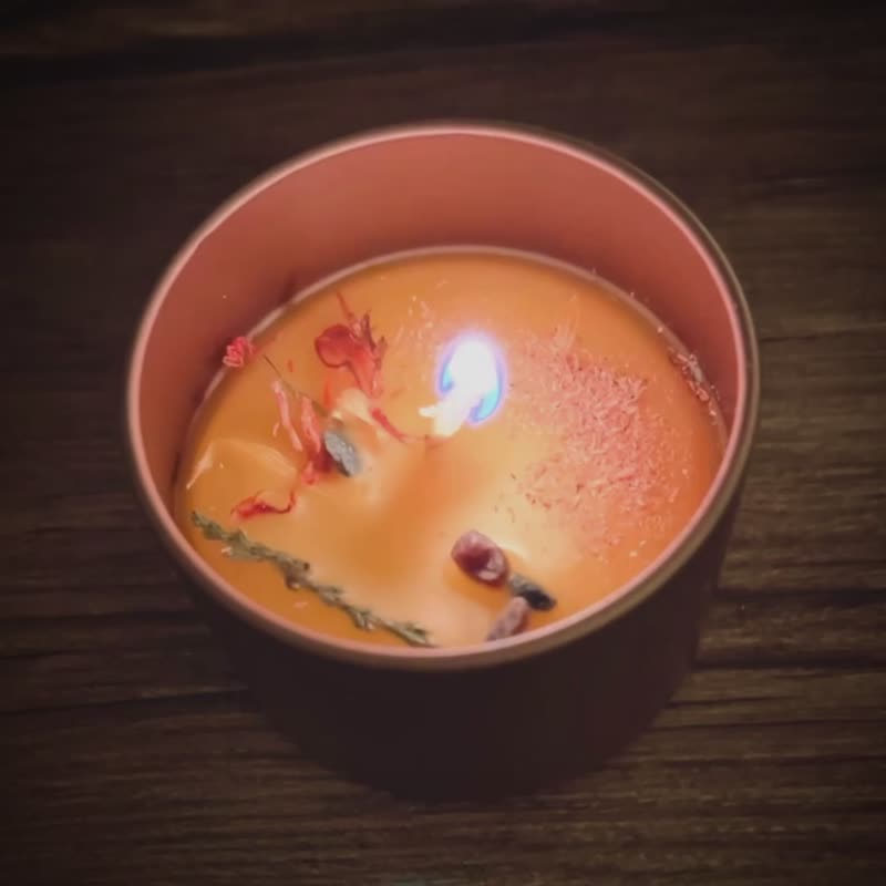 能量蜂烛/澄阳100%台湾纯蜂蜡 添加珍贵精油 旅行净化/环境清理 - 蜡烛/烛台 - 蜡 黄色