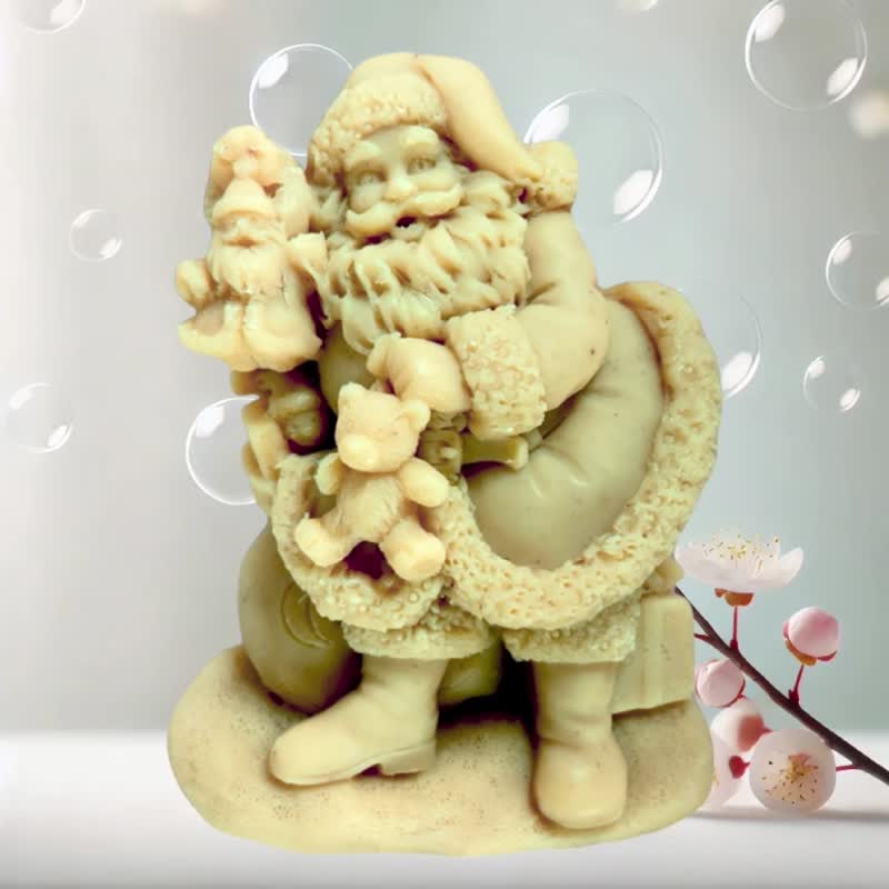 圣誔与泰迪草本手工皂 茜草沐浴洗颜皂 - 肥皂/手工皂 - 其他材质 黄色