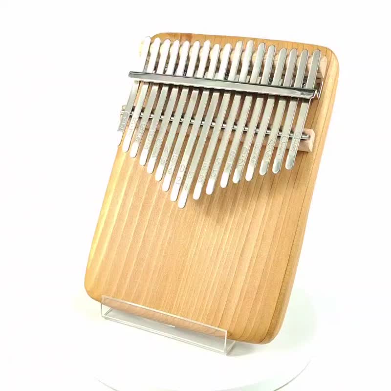 美西侧柏拇指琴/17音拇指琴/KALIMBA - 吉他/乐器 - 木头 金色