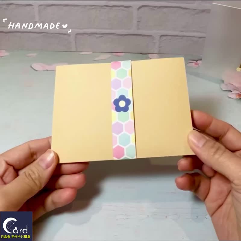 手作蛋糕折叠卡片/DIY材料包附教学/可定制生日蜡烛岁数 - 卡片/明信片 - 纸 