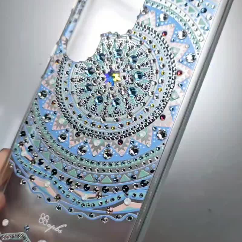 iPhone 13全系列 水晶彩钻防震双料手机壳-初雪图腾 - 手机壳/手机套 - 其他材质 多色